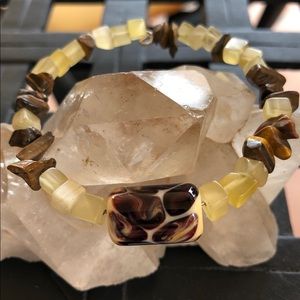 Bracelets Gemstone/Czech/Swarovski beads